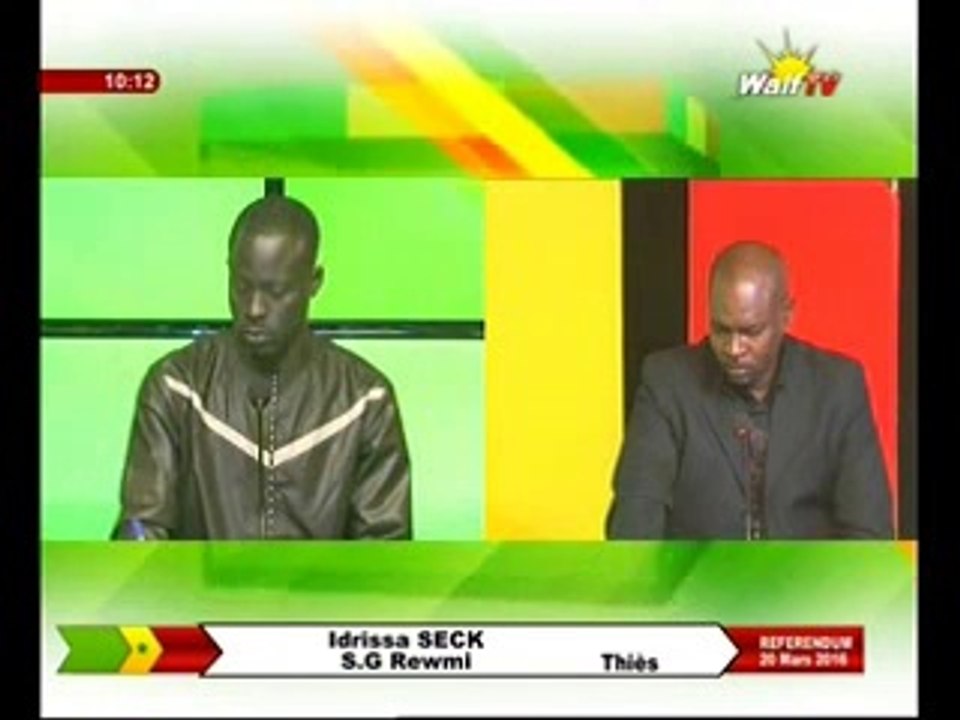 Idrissa Seck après avoir voté: "Macky Sall ne mérite même pas