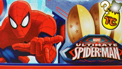 SPIDERMAN 3 KINDER SURPRISE EGGS UNBOXING TOYS FOR KIDS | Toy Collector
