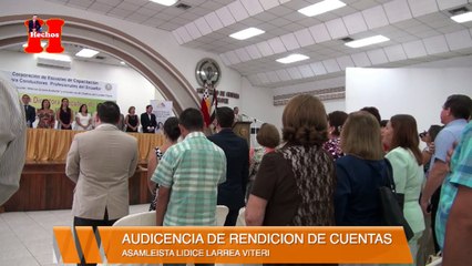 Lídice Larrea Viteri: Rendición de Cuentas
