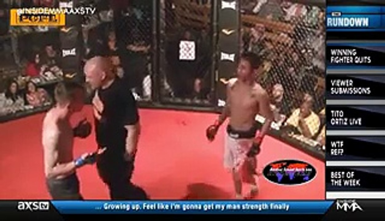 Winner Taps Out In MMA Fight