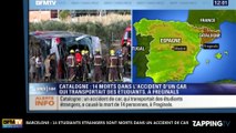 Espagne : Un terrible accident de car fait 14 morts dont des étudiants étrangers (Vidéo)