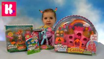 Лалалупси кукла прыгающая на батуте замок с каретой и пони игрушки сюрприз у Мисс Катя Lalaloopsy toys unboxing 2016
