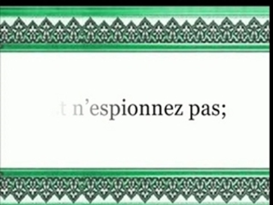 La fraternité...