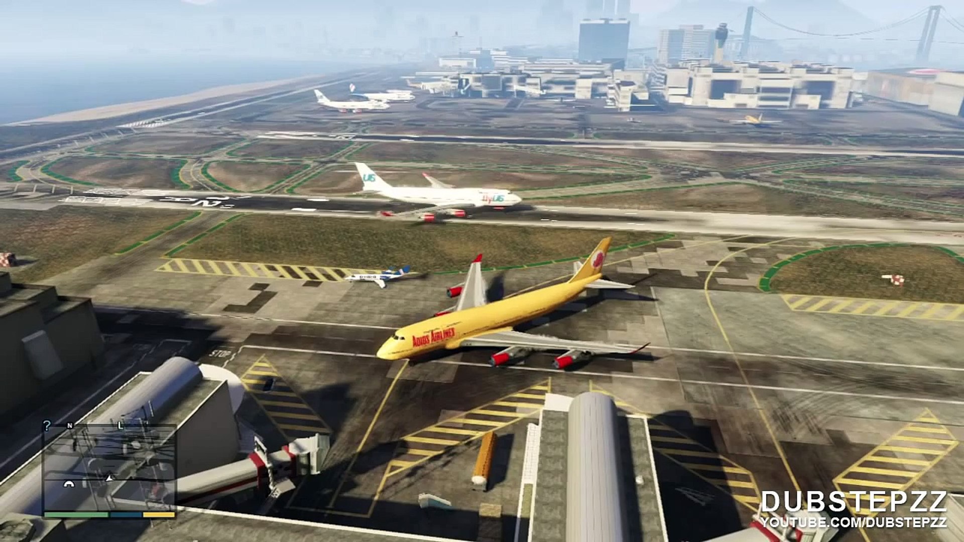 GTA V (5) | Jumbo Jet Aeroplane Gameplay