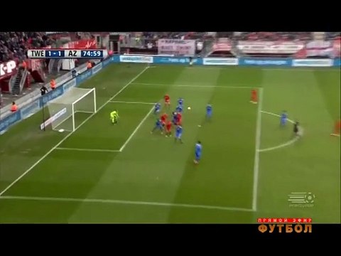1-1 Stefan Thesker Goal Holland Eredivisie - 20.03.2016, FC Twente 1-1 AZ Alkmaar