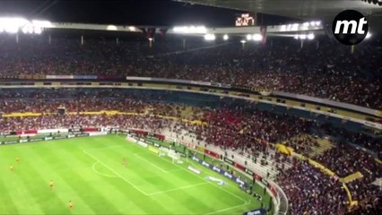 Barra 51 protestó contra jugadores de Atlas