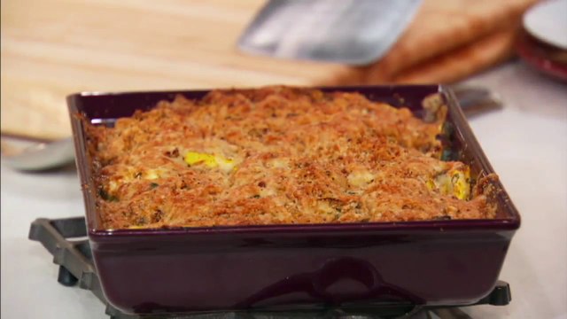 Zucchini Kürbis Auflauf Veggie