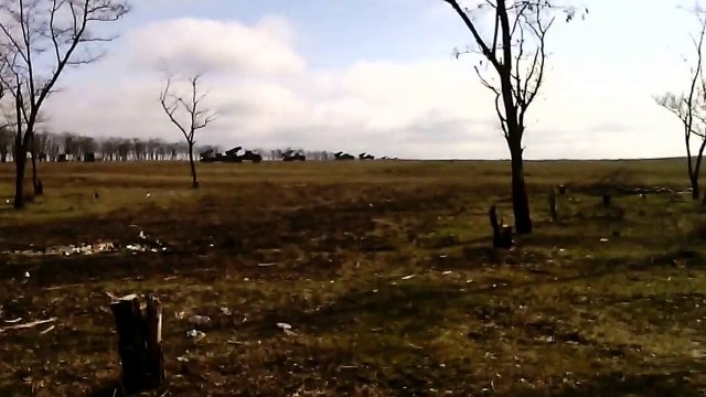 Ukraine War - Russian MLRS firing at Ukrainian army near Lugansk Ukraine (1)