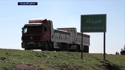 معاناة سائقي الشاحنات بشمالي الرقة