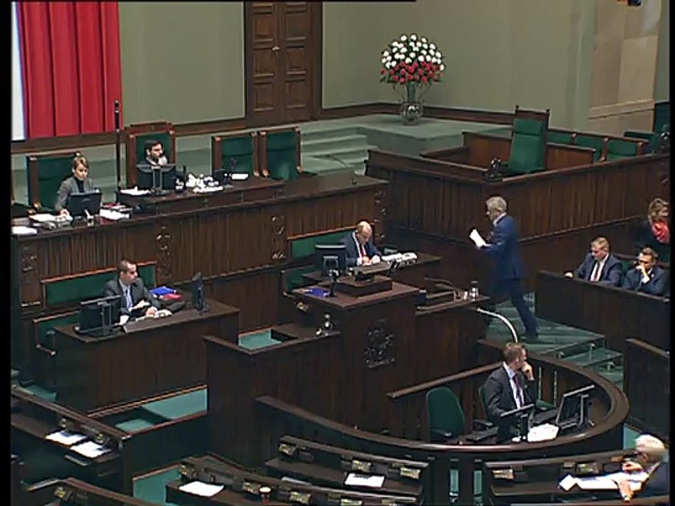 Poseł Andrzej Maciejewski - Wystąpienie z dnia 18 marca 2016 roku.