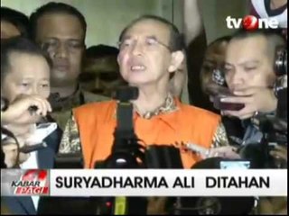 KPK Akhirnya Tahan Suryadharma Ali