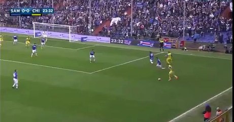 Riccardo Meggiorini Goal - Sampdoria 0-1 Chievo 20.03.2016