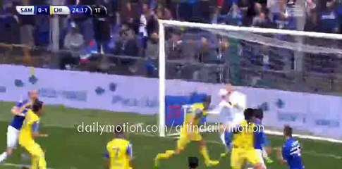 Riccardo Meggiorini Fantastic Goal HD - Sampdoria 0-1 ChievoVerona - Serie A - 20.03.2016