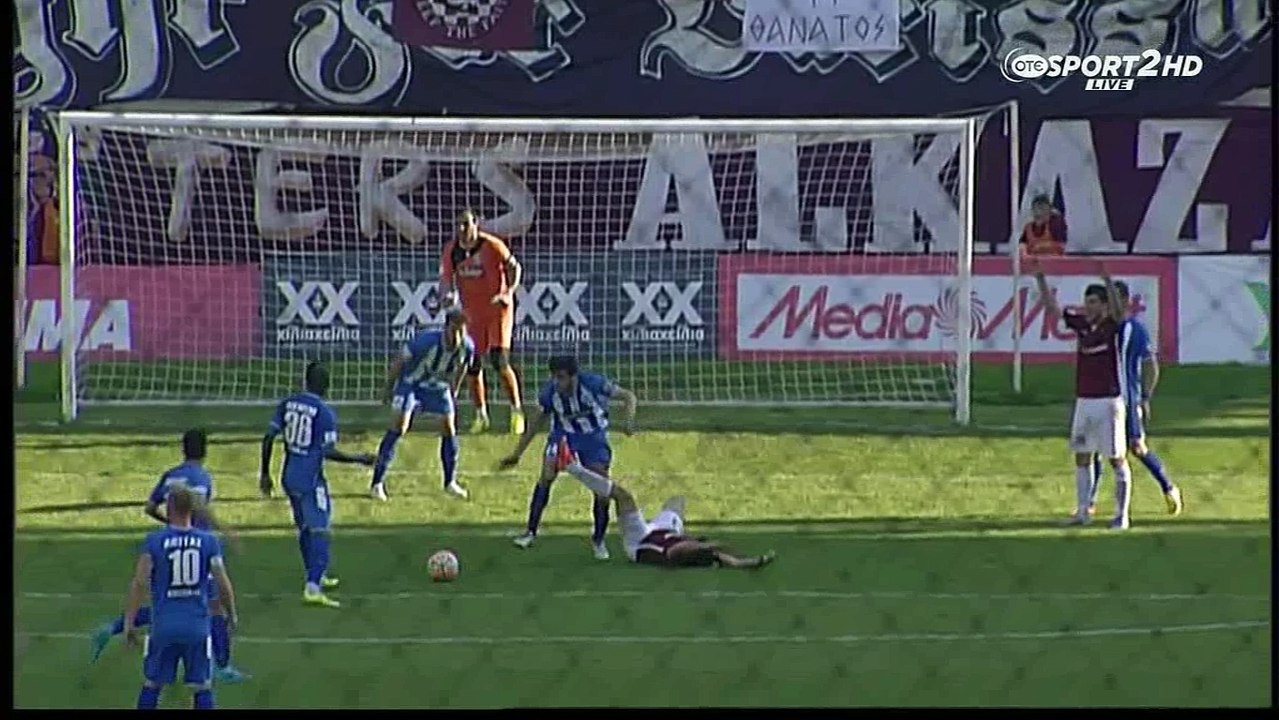 Το 1-0 της ΑΕΛ με τον Κισσαμικό