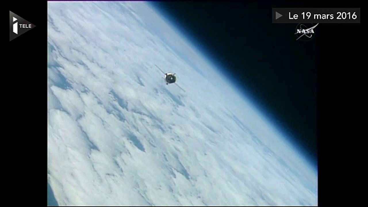 Arrimage réussi à la Station spatiale internationale pour le vaisseau Soyouz