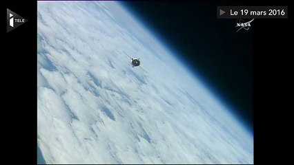 Arrimage réussi à la Station spatiale internationale pour le vaisseau Soyouz
