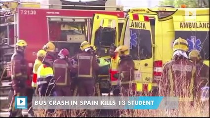 Bus Crash in Spain kills 13 students