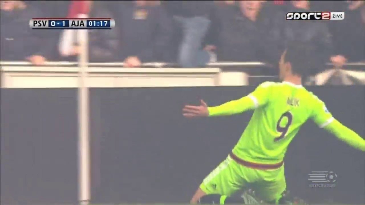 0-1 Arkadiusz Milik Goal - PSV Eindhoven 0-1 Ajax Amsterdam 20.03.2016 HD