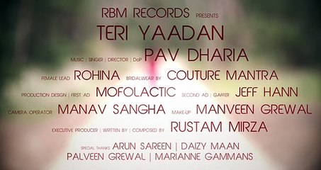 Teri Yaadan - Pav Dharia [OFFICIAL VIDEO] - YouTube