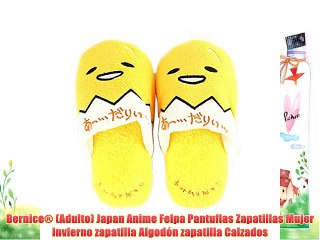 Bernice® (Adulto) Japan Anime Felpa Pantuflas Zapatillas Mujer Invierno zapatilla Algodón zapatilla