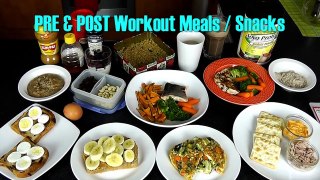 10 Best Pre & Post Workout Meals - Snacks