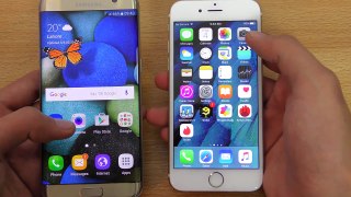Samsung Galaxy S7 Edge vs iPhone 6S _ Speed Test (4K)