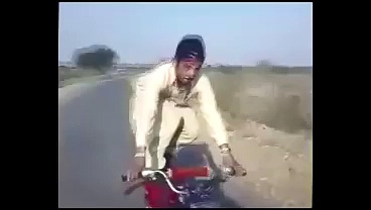 funny videos 2016 best motorcycle wheeling accident videos with pakistani boy