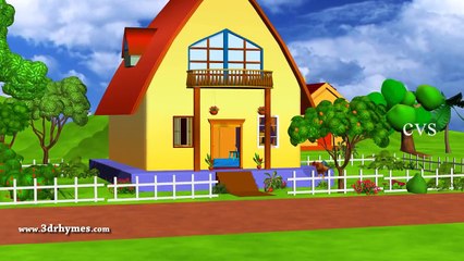 Cock A Doodle Doo - 3D Animation English Nursery rhyme for children with lyrics