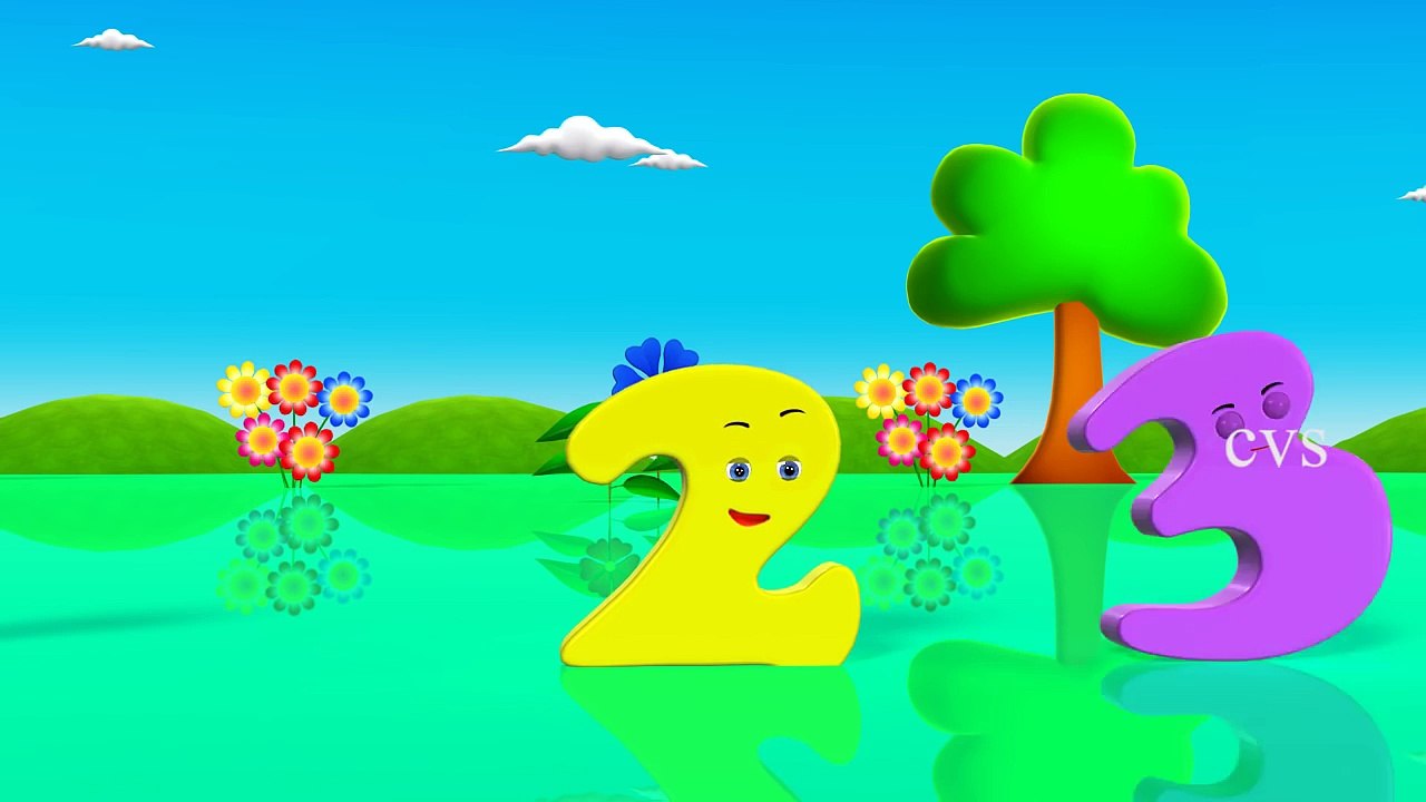 Learn Numbers for children ( Numbers Song) - 3D Animation rhyme