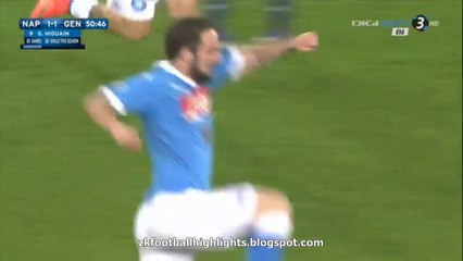 1-1 Gonzalo Higuaín Goal HD - Napoli 1-1 Genoa 20-03-2016 HD Serie A