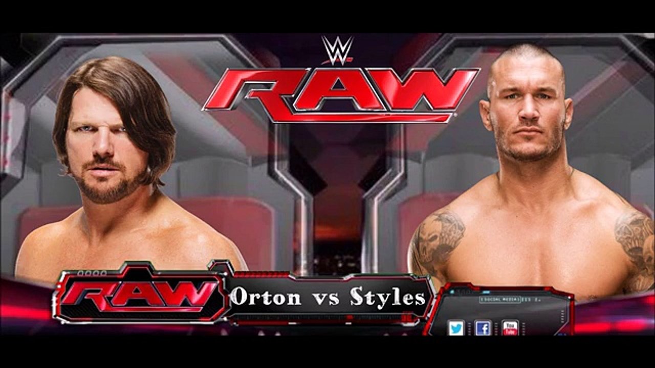 WWE Randy Orton vs Aj Styles_ WWE RAW 2016, WWE Booking Challenge YOU vs Creative