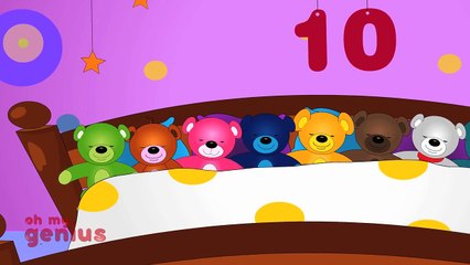 Ten in the bed | Ten in bed | Nursery rhyme