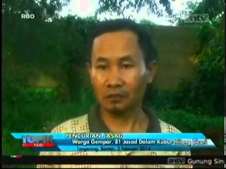 Warga Gempar, 81 Jasad Dalam Makam Hilang