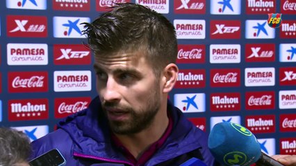 Piqué: "La liga está cada vez más cerca"