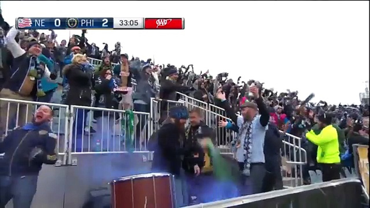 GOAL: C.J. Sapong 2nd - Philadelphia Union vs. New England Revolution - MLS 20/03/2016