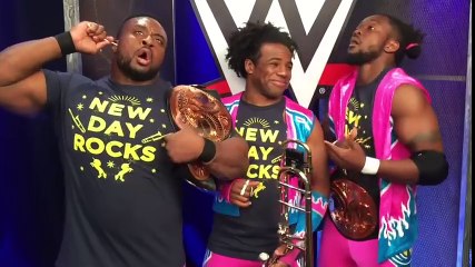 The New Day accepts a WrestleMania challenge from the League of Nations