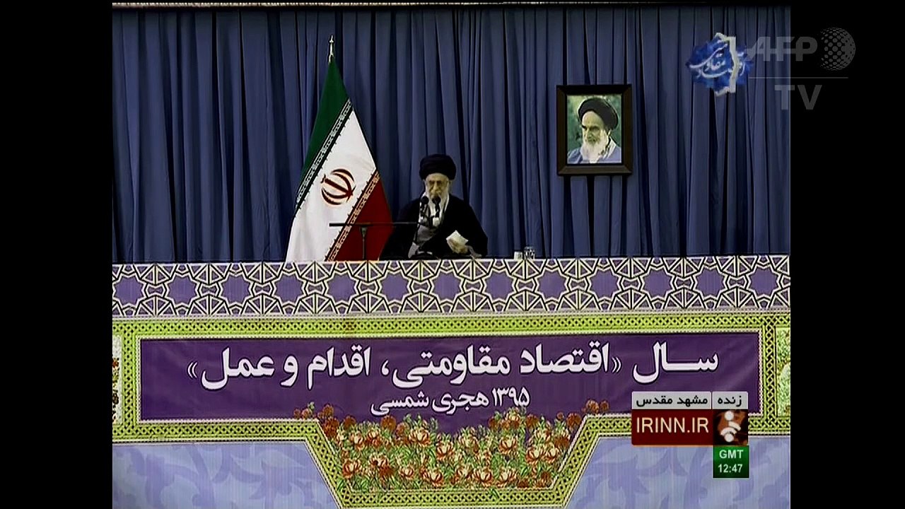 خامنئي يتهم واشنطن بانتهاك الاتفاق النووي
