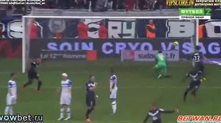Diego Contento Goal - Bordeaux 1 - 0 Bastia - 20-03-2016