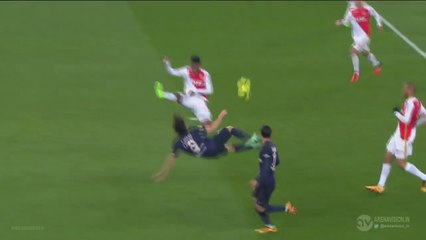 Edinson Cavani Fantastic Bicycle-Kick HD - PSG v. Monaco 20.03.2016 HD