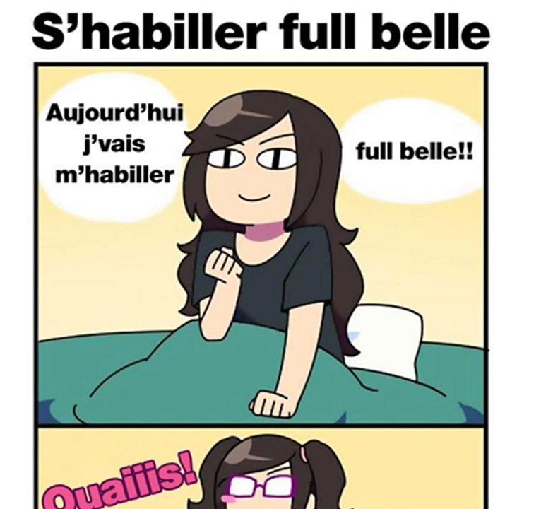 Quand on veut prendre le temps de s'arranger le matin... Mais ~