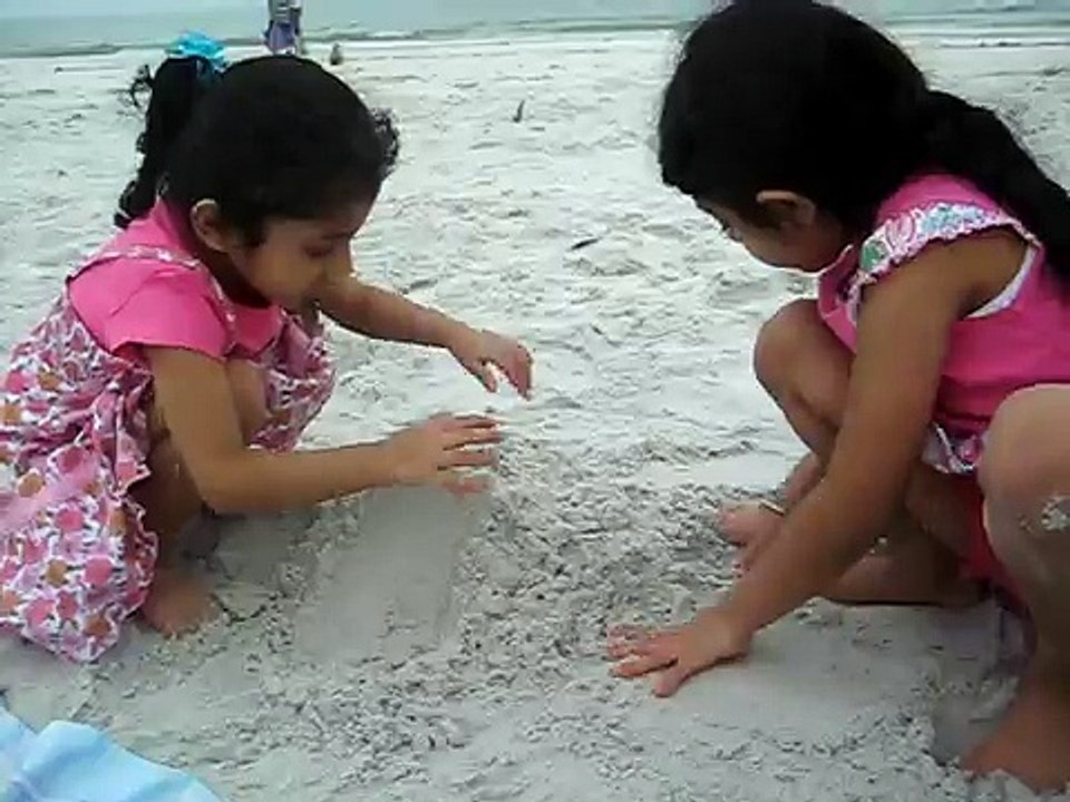 Kashika Sukhmani play on beach