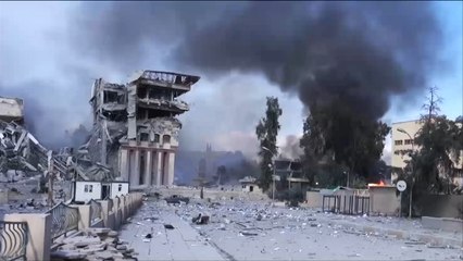 التحالف الدولي يستهدف مباني بجامعة الموصل