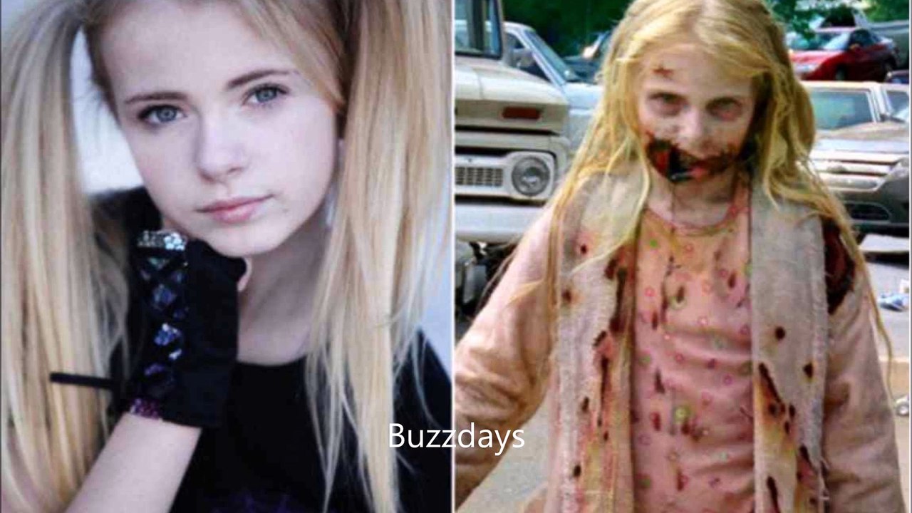 Zombies de Walking Dead avant/après