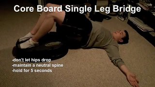 Core Board Single Leg Bridge