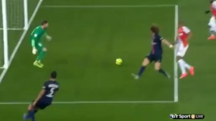 Vagner Love goal-Paris SG 0-1 Monaco 20.03.2016 -