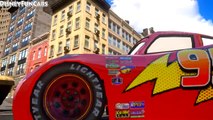 Spiderman vs Deadpool & McQueen Lightning cars Superheroes fun nursery rhymes songs with action