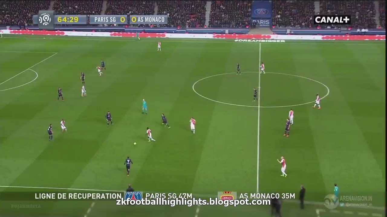 PSG 0-2 Monaco HD All Goals and Full Highlights Ligue 1 20.03.2016 HD