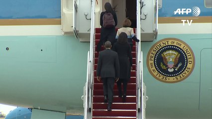 Obama partió hacia Cuba
