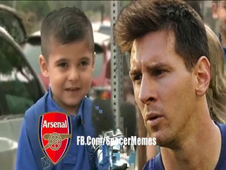 When you ask an Arsenal fan if they're worried about playing Barcelona.