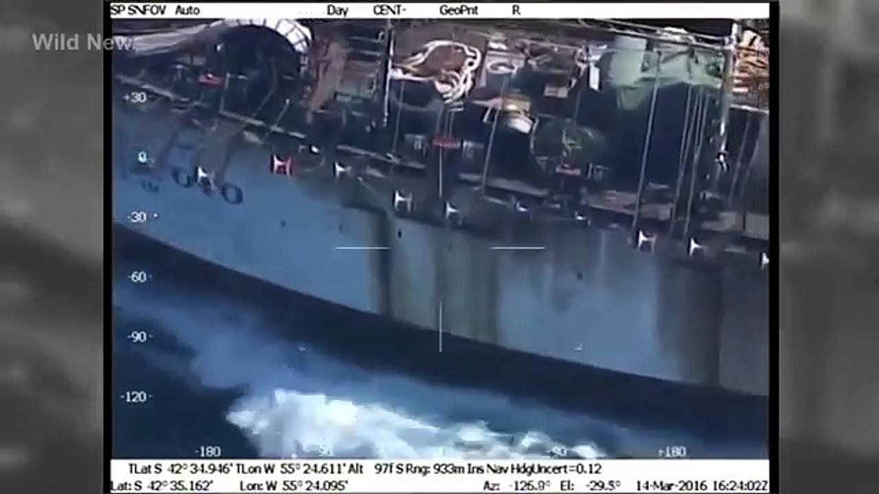 Argentina Sinks Chinese Vessel Fishing Illegally Captura de Buque Chino